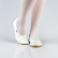 25-34 d. Balti šokių - gimnastikos bateliai (češkės)