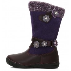 Violetiniai ilgaauliai batai su vilna 25-30 d. W036708M