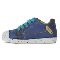 Mėlyni odiniai batai vaikams su priekio apsauga 25-30 d. 043516M