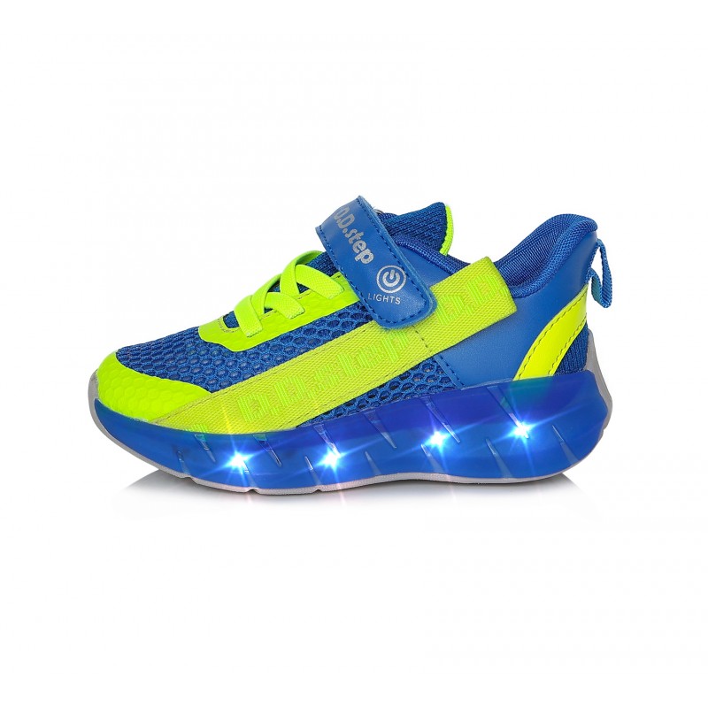 Спортивные LED ботинки 24-29. F61297AM