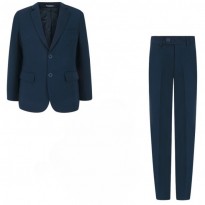 Костюм пиджак/жилет/брюки Rodeng, цвет: синий BKOM1057