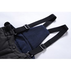 Juodos mėlynos Valianly kombinezoninės kelnės 110-140 cm. 9253_black